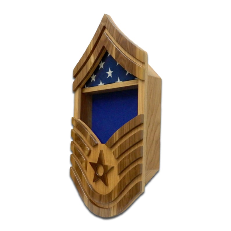 Air Force Smsgt E8 Retirement Shadow Box Senior Master Etsy
