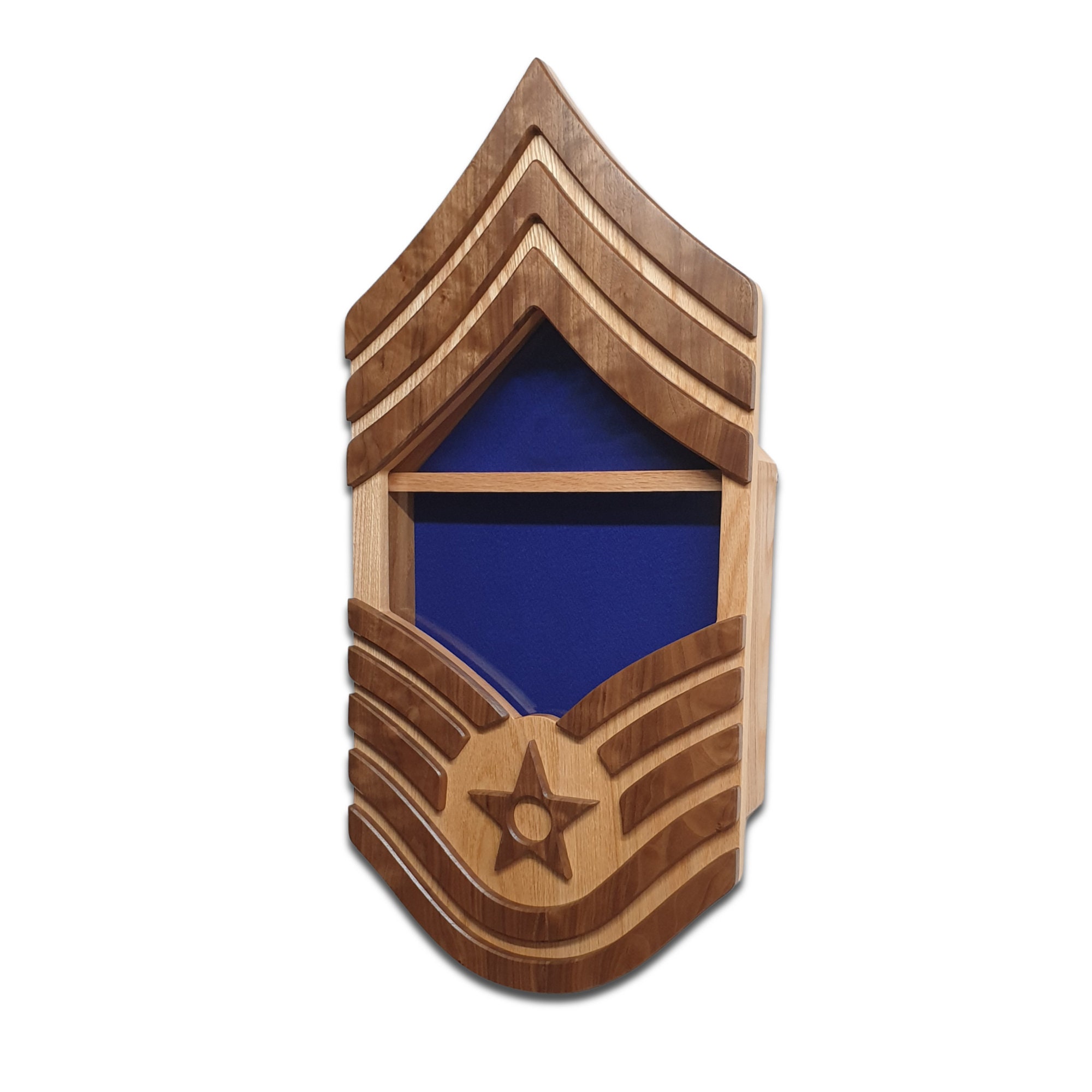 Air Force Cmsgt E9 Retirement Shadow Box, Chief Master Sergeant Rank