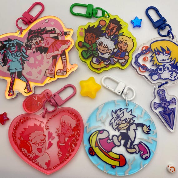 HxH Acrylic Charms Kurapika Killua Gon Leorio
