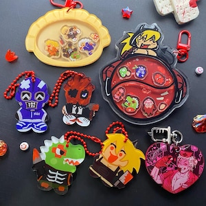 Dorohedoro DRHDR anime acryl bedels: Kaiman, Shin, Noi, Nikaido, Gyoza