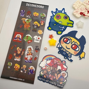 Stickers anime horreur Dorohedoro DRHDR Tama Caiman Nikaido