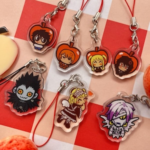 Chibi Apple Anime Acrylic Phone Charms