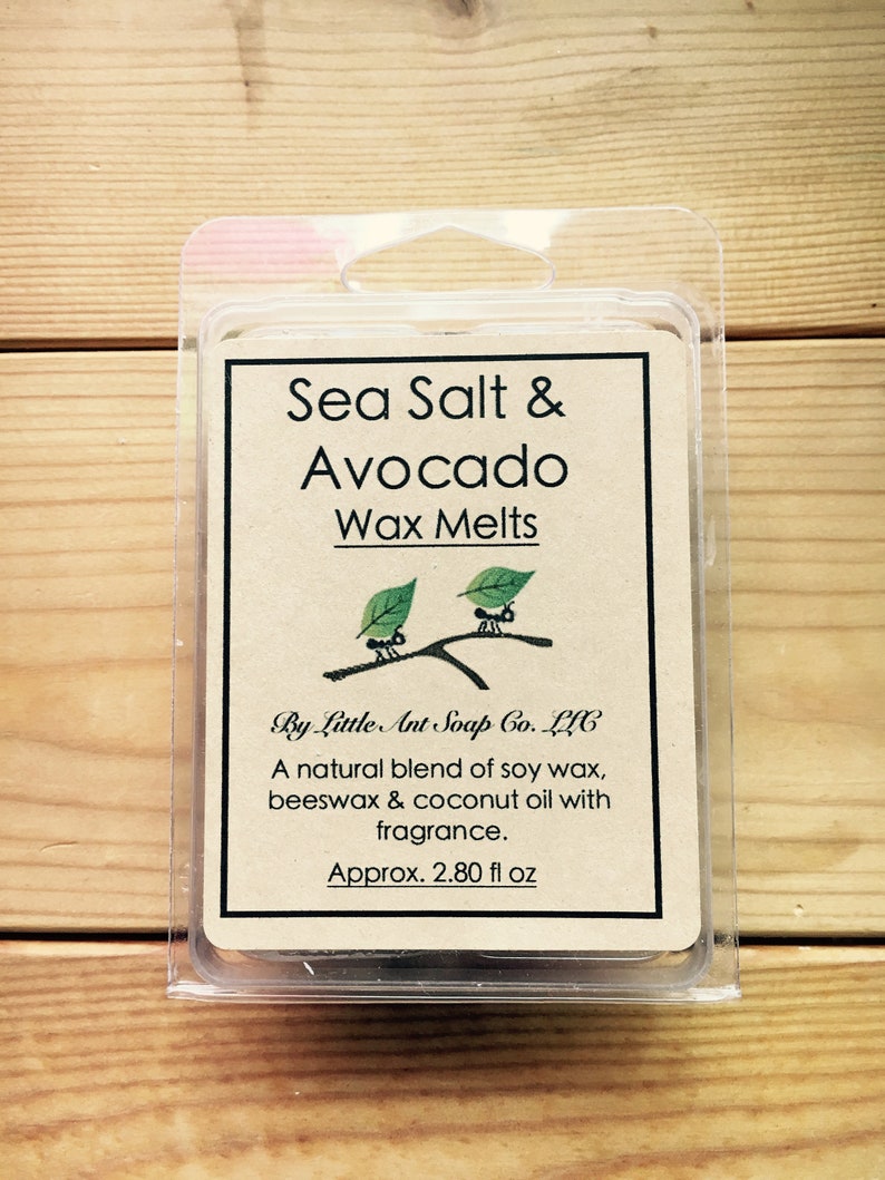 Sea Salt /& Avocado Natural Wax Melts