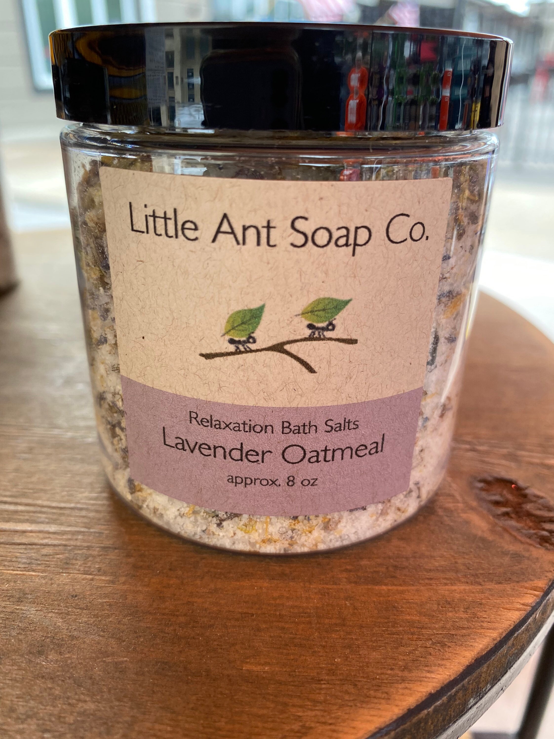 Lavender Oatmeal Natural Botanical Bath Salts | Etsy