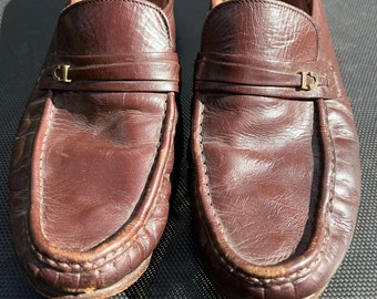 Vintage 1980’s Brown Leather Loafers