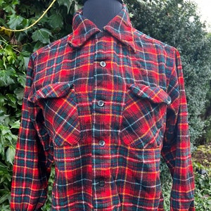 Vintage 1940’s / 1950’s Soft Pendleton Wool Plaid Shirt