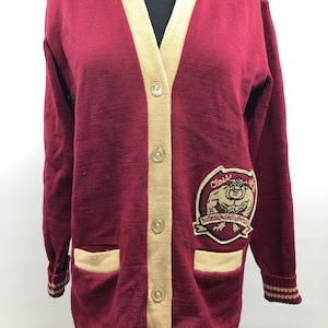Vintage 1970’s Albion Varsity Cardigan Sweater