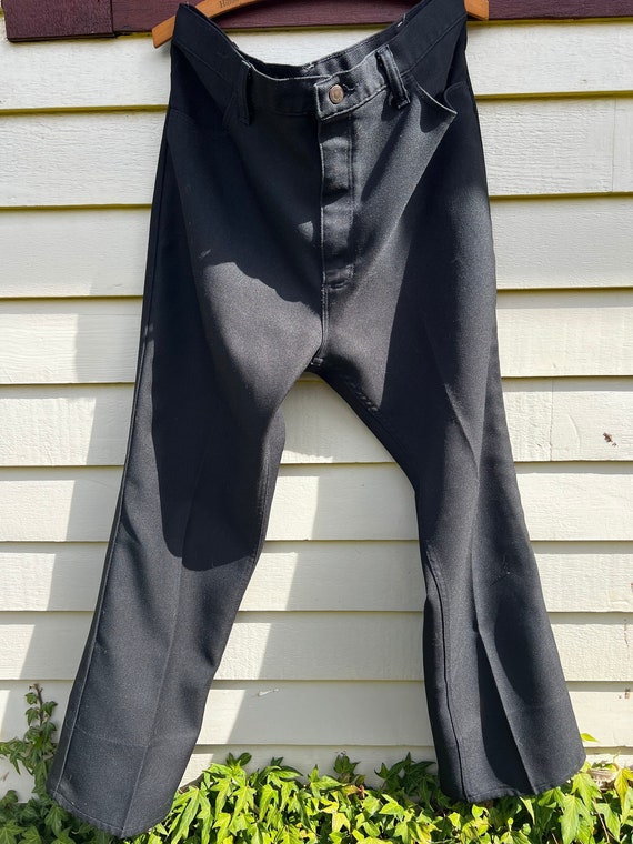 Vintage 1980’s Wrangler Black Polyester Jeans / Bo