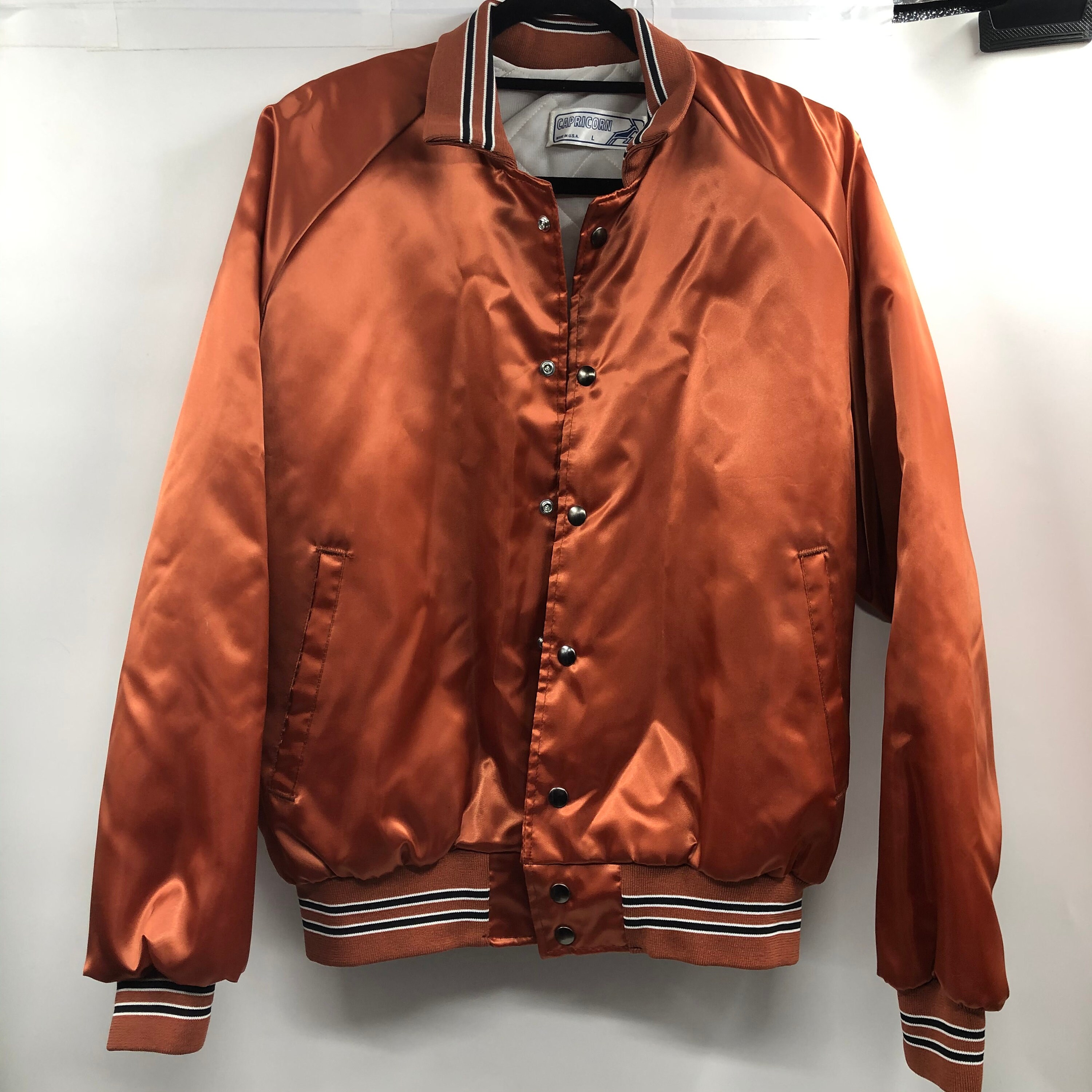 Copper bomber jacket sale