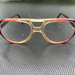 Vintage 1970s American Optical Aviator Glasses / Acrylic Frames image 1