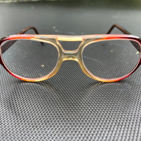 Vintage 1970's American Optical Aviator Glasses / Acrylic Frames