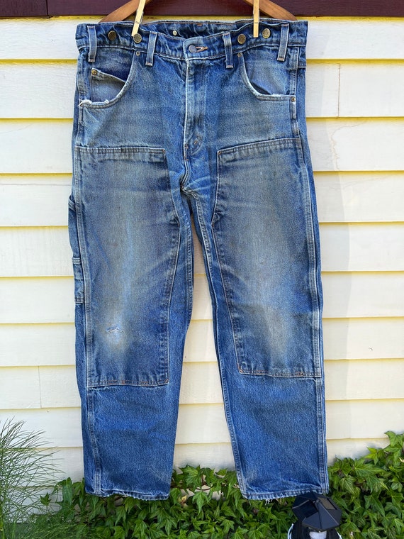 Rare 1990's Prison Blues Brand Double Knee Denim Made by Prisoners