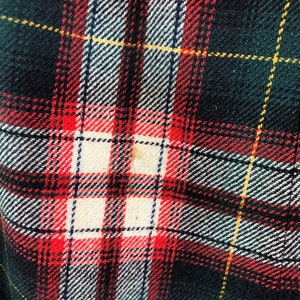 Vintage 1950s Pendleton Wool Plaid Skirt image 4