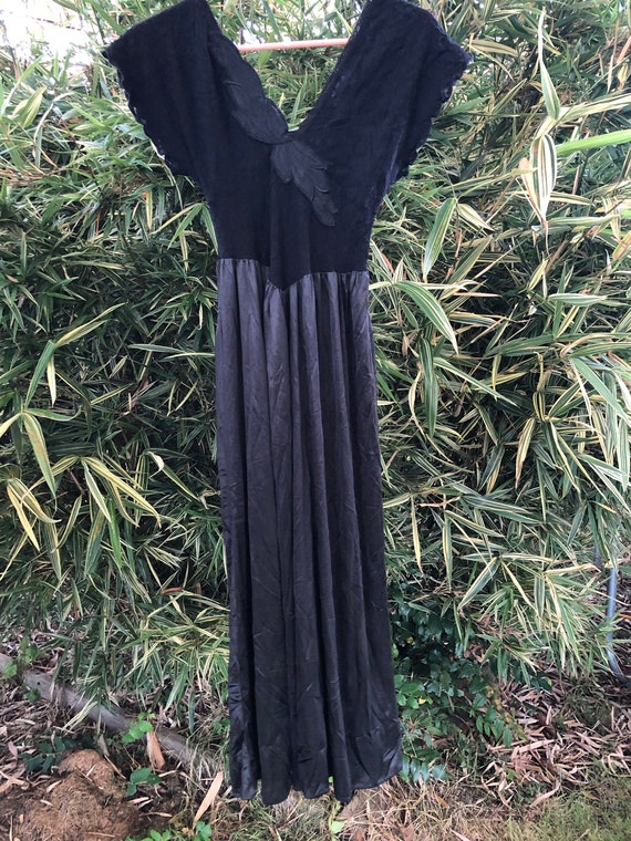 Vintage 1980’s Silk + Lace Slip Dress - image 4