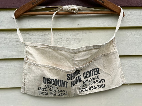 Vintage 1960's / 1970's Cotton Tool Apron - Etsy