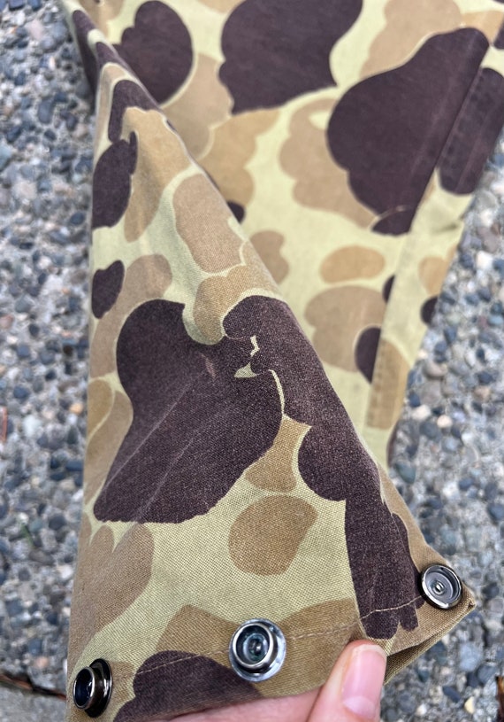 1980’s Frogskin Camo Goretex Hunting Pants / Cabe… - image 2