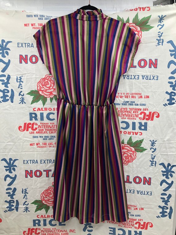 Vintage 1970’s/80’s Lightweight Striped Dress - image 6