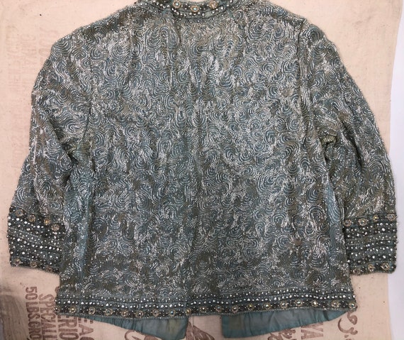 Vintage 1940’s Soutache Glittery Beaded Jacket - image 2