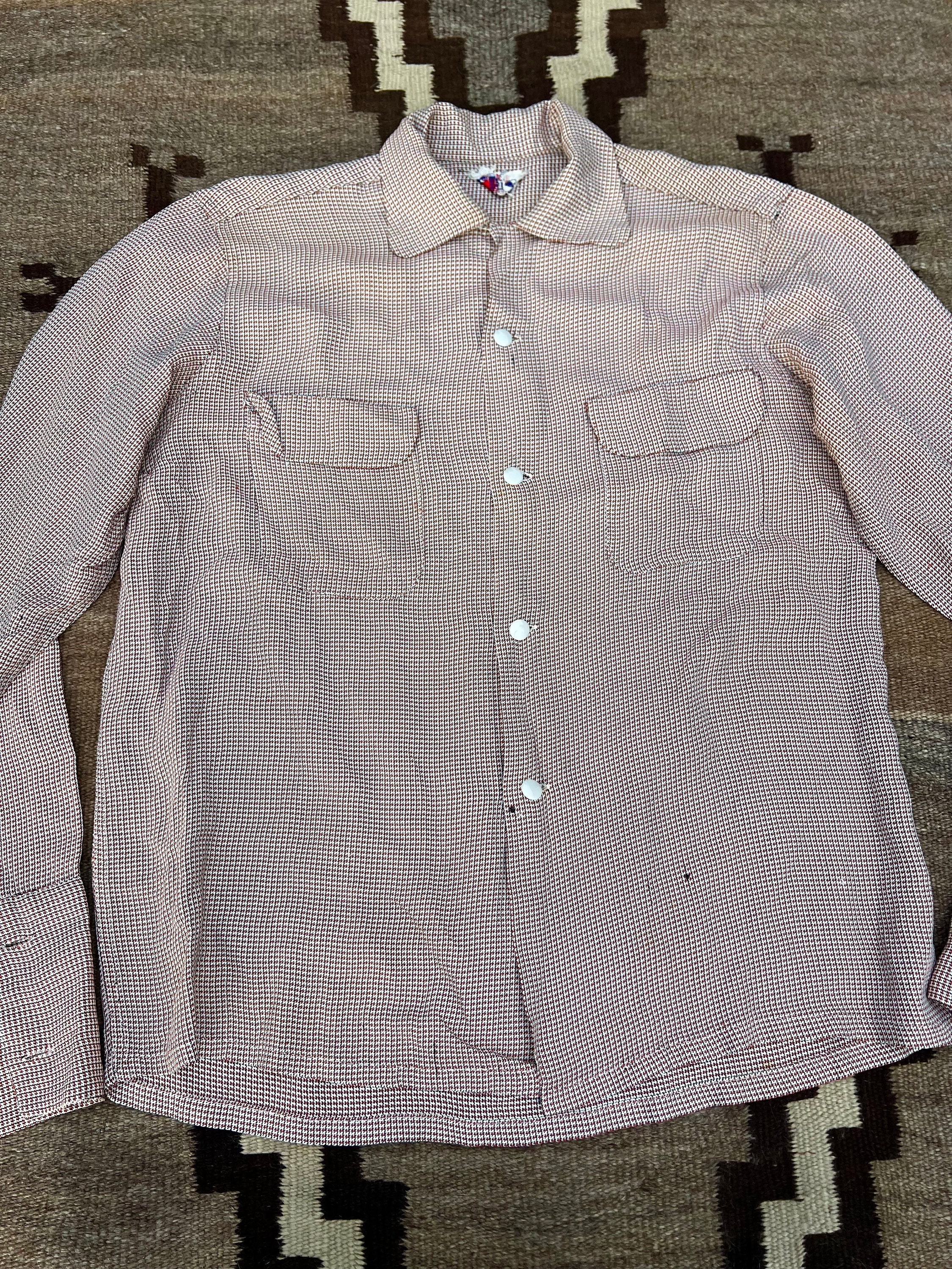 スーツ Late 50s style herringbone stripes Vintage 1960s Grey Suit, Two Button Stance, Pocket Flaps