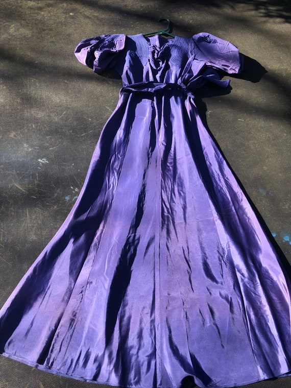 Vintage 1930’s Violet Gown - image 2