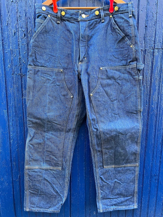 Indigo Denim Carhartt Work Pants / Workwear - image 1