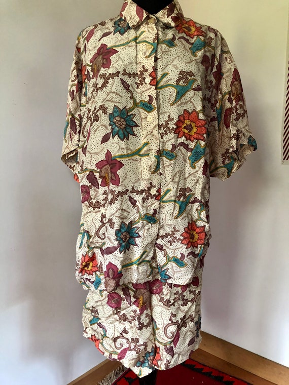 Vintage 1980’s Oscar de la Renta PLUS SIZE Silk S