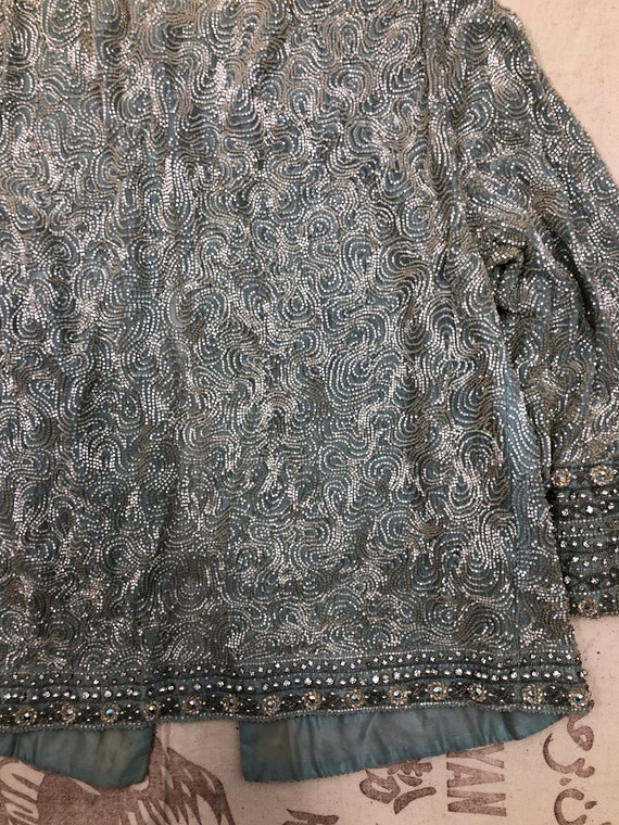 Vintage 1940’s Soutache Glittery Beaded Jacket - image 8