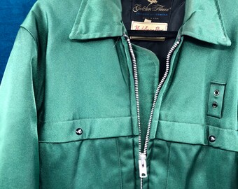 Vintage golden shop fleece jacket