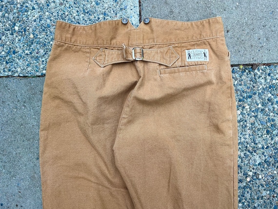 Classic Old West Style Buckle Back Pants in Canvas Duck - Etsy