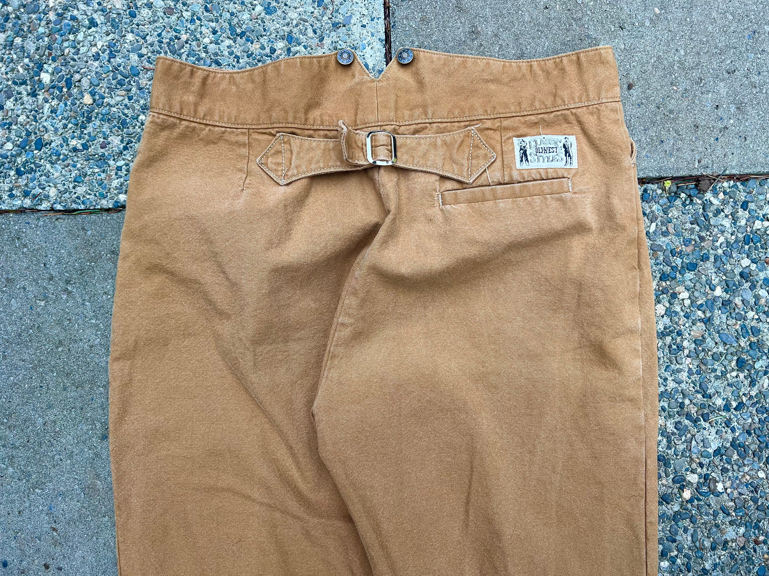 Classic Old West Style Buckle Back Pants in Canvas Duck - Etsy Classic Old West Style Buckle Back Pants in Canvas Duck - Etsy