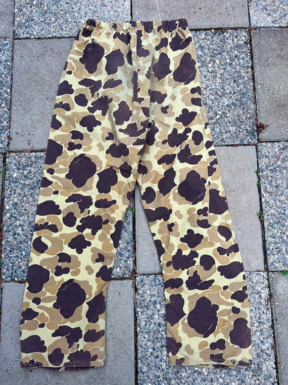 1980’s Frogskin Camo Goretex Hunting Pants / Cabe… - image 4