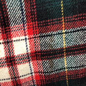 Vintage 1950s Pendleton Wool Plaid Skirt image 3