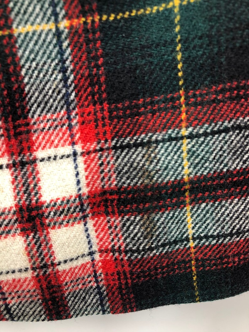 Vintage 1950s Pendleton Wool Plaid Skirt image 3