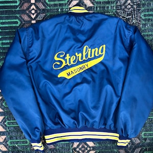 Vintage 1970’s Chain Stitch Embroidered Sports Jacket