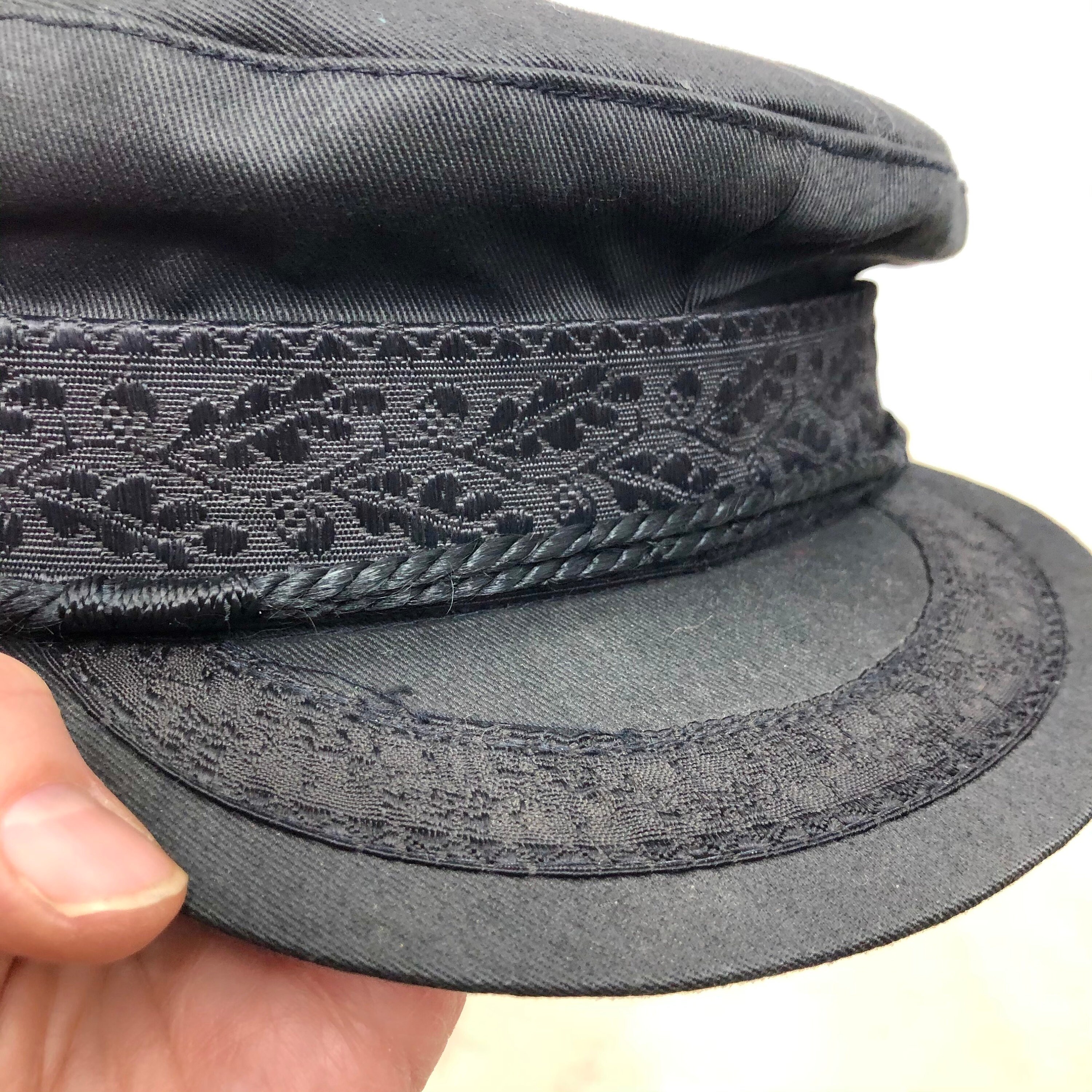 Casquette De Pêcheur Grecque Vintage Homme - Taille 22 1/8, Bleue, Occasion