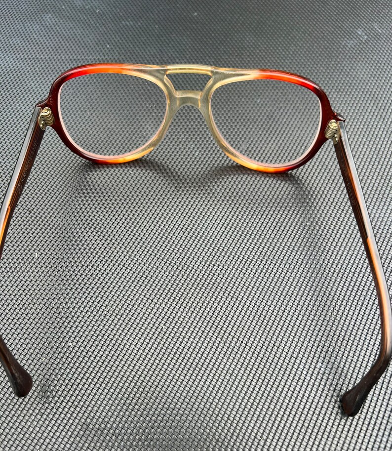 Vintage 1970s American Optical Aviator Glasses / Acrylic Frames image 3