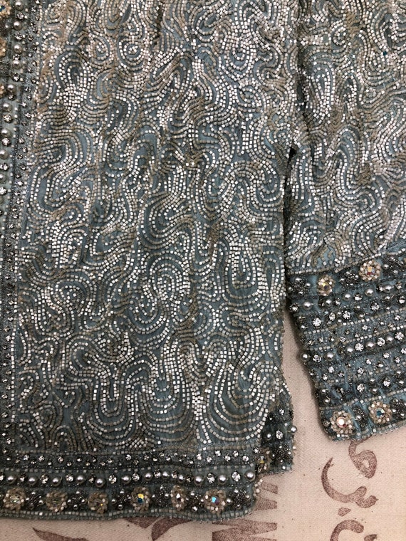 Vintage 1940’s Soutache Glittery Beaded Jacket - image 6