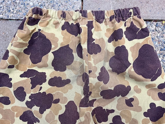 1980’s Frogskin Camo Goretex Hunting Pants / Cabe… - image 1