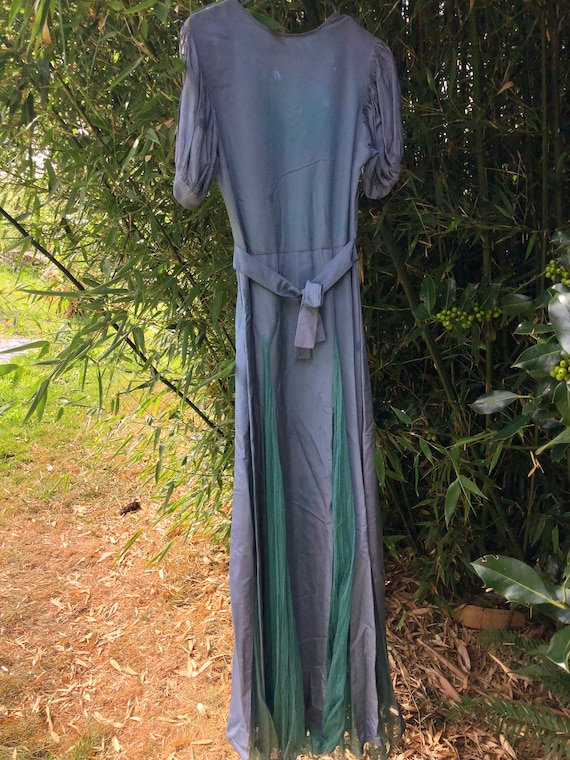 Vintage 1930’s Baby Blue Gown - image 2