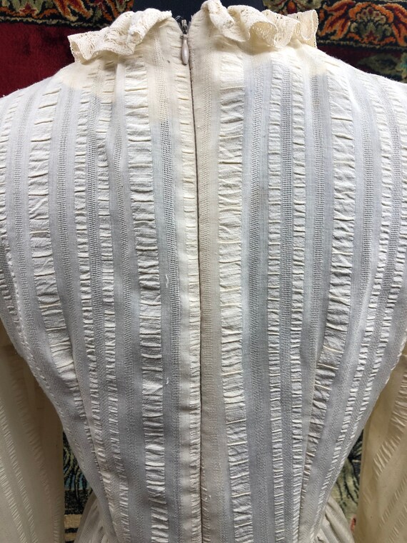 Vintage 1970’s Lace Bohemian Blouse with Patch - image 8