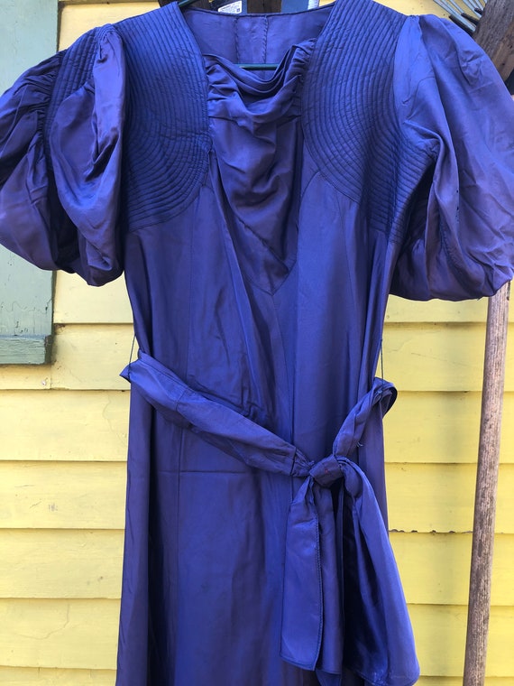 Vintage 1930’s Violet Gown - image 4