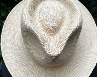 Vintage Straw Rancher Hat / Fedora