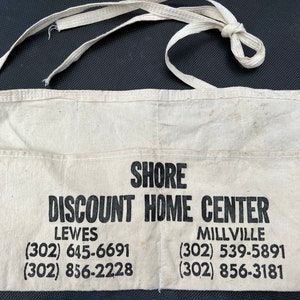 Vintage 1960’s / 1970’s Cotton Tool Apron