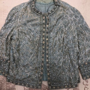 Vintage 1940’s Soutache Glittery Beaded Jacket