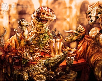 Wanddruck: Dungeons and Dinos