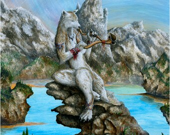 Wall Print: When I Create I Find Peace