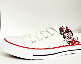 Converse pintadas a mano | Etsy España