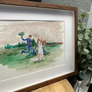 Aangepaste aquarel, handgeschilderde illustratie. Communie jongen of meisje