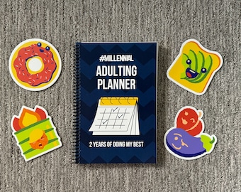 Millennial Adulting Planner and Stickers