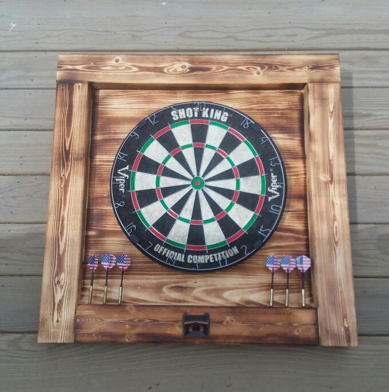 30x30 Rustic Dartboard Backboard Etsy